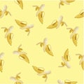 Banana Peel polygon pattern Royalty Free Stock Photo