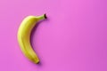 Banana on pink background Royalty Free Stock Photo