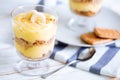 Banana pudding for breakfast Royalty Free Stock Photo