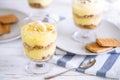 Banana pudding for breakfast Royalty Free Stock Photo