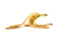 Banana rind Royalty Free Stock Photo