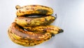 Banana ripe unattractive skin