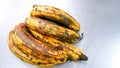Banana ripe unattractive skin