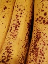 Banana`s with brown spots