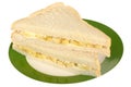 Banana Sandwich in White Sliced Bread