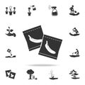 Banana Seeds In The Package Icon. Detailed Set Of Garden Tools And Agriculture Icons. Premium Quality Graphic Design. One Of The C