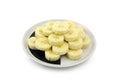 Banana Slices Royalty Free Stock Photo