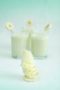 Banana smoothies Royalty Free Stock Photo