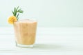 banana smoothies glass Royalty Free Stock Photo