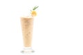 banana smoothies glass Royalty Free Stock Photo