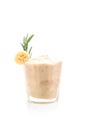 banana smoothies glass Royalty Free Stock Photo