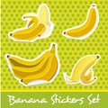Banana sticker set