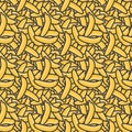 Banana Sweet Tropical Fruit Seamless Pattern