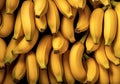 Banana texture, top view Royalty Free Stock Photo