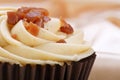 Banana and toffee cupcake