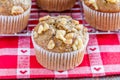 Banana Walnut and Chia Seed Muffins Royalty Free Stock Photo