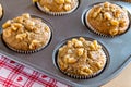 Banana Walnut and Chia Seed Muffins Royalty Free Stock Photo