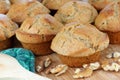 Banana Walnut Muffins Cooling Royalty Free Stock Photo