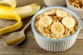 Banana walnut overnight oatmeal