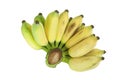 Banana on white background