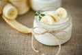 Banana yogurt