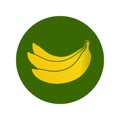 Bananas bunch graphic icon