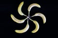 Bananas in a circle pattern