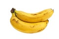 Bananas fruit isolated on white background Royalty Free Stock Photo