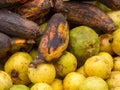 Bananas and guavas