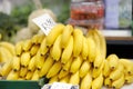 Bananas at market Royalty Free Stock Photo