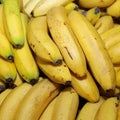 Bananas on Market in Lisbon Royalty Free Stock Photo