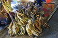 Bananas for sale at a market stall Royalty Free Stock Photo