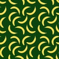 Bananas, seamless pattern, vector