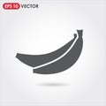 bananas single vector icon
