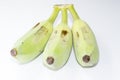 Bananas on white background Royalty Free Stock Photo
