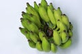 Healthy banana isolated over white background