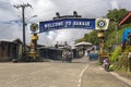 Banaue, Ifugao, Philippines -The Banaue Arch, along the Nueva Viscaya - Mt Province Road Royalty Free Stock Photo