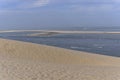 Banc of Arguin seen from Dune of Pilat Royalty Free Stock Photo