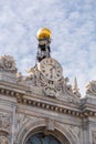 Banco de Espana is the central bank of Spain, Calle de Alcala, Madrid, Spain