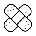 Band aid Isolated Vector icon which can easily modify or edit Royalty Free Stock Photo