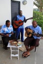 The Band Boys, playing music while sharing Kava Ceremony,Fiji,2015