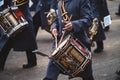 Band of the Grenadier Guards and The Coldstream Guards at the Lord Mayors of London show parade Royalty Free Stock Photo