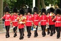 Band of the Household Division at the Trooping the Colour ceremony, London UK.