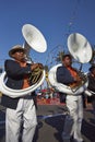 Band of a Morenada Dance Group - Arica, Chile Royalty Free Stock Photo