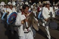 Band at the Oruro Carnival in Bolivia Royalty Free Stock Photo