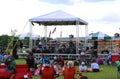 A Band Performs Onstage At The Discovery Park of America, Union City Tennessee