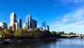 Band view of Melbourne CBD