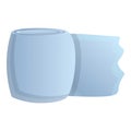 Bandage roll icon, cartoon style