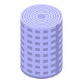 Bandage roll icon, isometric style