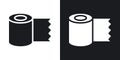 Bandage roll icon vector Royalty Free Stock Photo